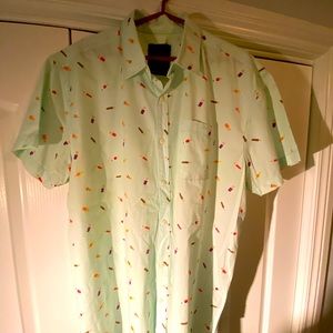 Ice Cream Print Summer Shirt